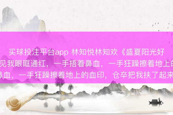 买球投注平台app 林知悦林知欢《盛夏阳光好》“姐姐你怎样了？妹妹见我眼眶通红，一手捂着鼻血，一手狂躁擦着地上的血印，仓卒把我扶了起来。