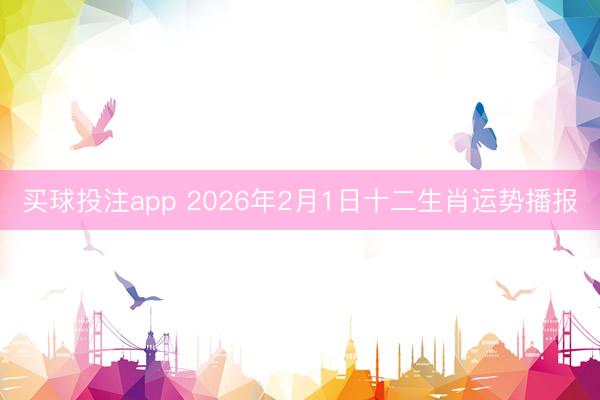 买球投注app 2026年2月1日十二生肖运势播报