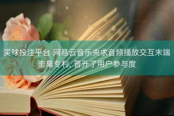 买球投注平台 网易云音乐央求音频播放交互末端圭臬专利， 晋升了用户参与度