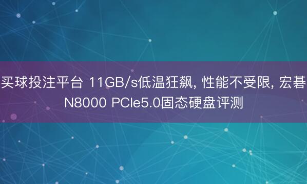 买球投注平台 11GB/s低温狂飙， 性能不受限， 宏碁N8000 PCIe5.0固态硬盘评测